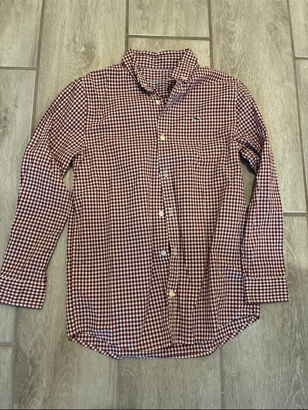 Boys Vineyard Vines Button Down Shirt (MEDIUM 12-14)